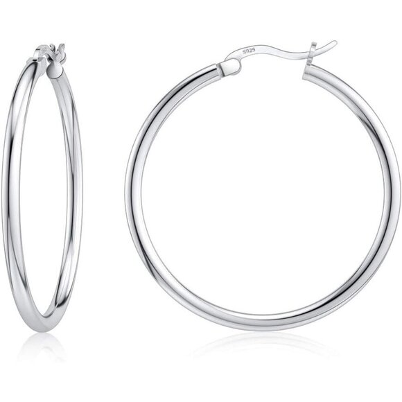 Lightweight 18K Gold Plated Sterling Silver Earrings - Beautifully Packaged Gift